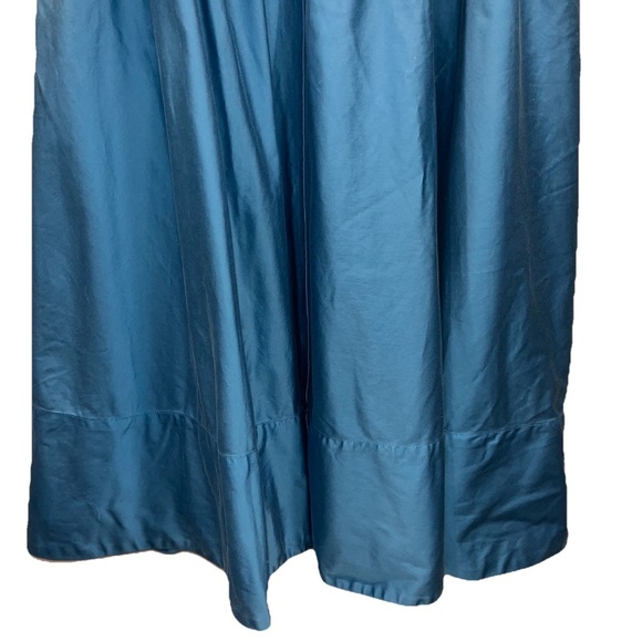 ROKSANDA COLLECTIVE Dress Blue Midi Size 12 Sleeveless Cotton V-Neck Casual EUC - Picture 14 of 16